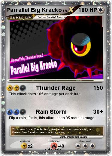 Pokemon Parrallel Big Kracko