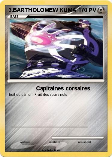 Pokemon 3.BARTHOLOMEW KUMA