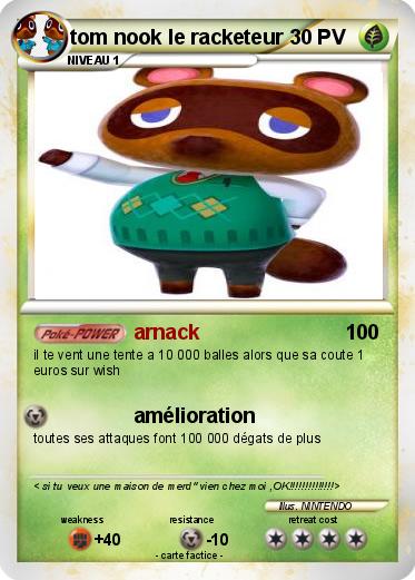 Pokemon tom nook le racketeur