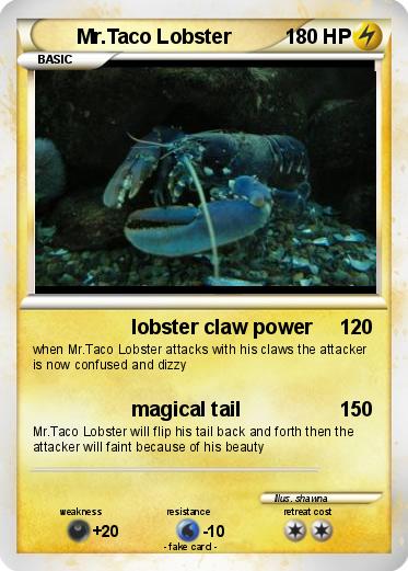 Pokemon Mr.Taco Lobster