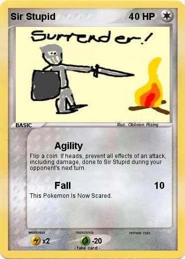 Pokemon Sir Stupid