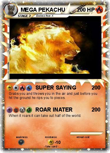 Pokemon MEGA PEKACHU