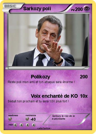 Pokemon Sarkozy poli