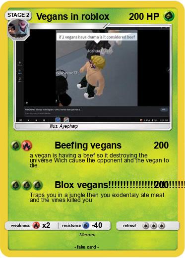 Pokemon Vegans in roblox