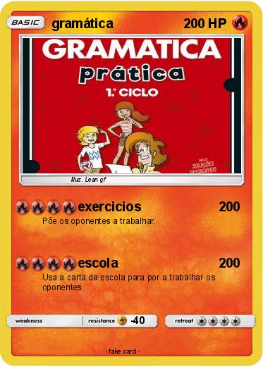 Pokemon gramática