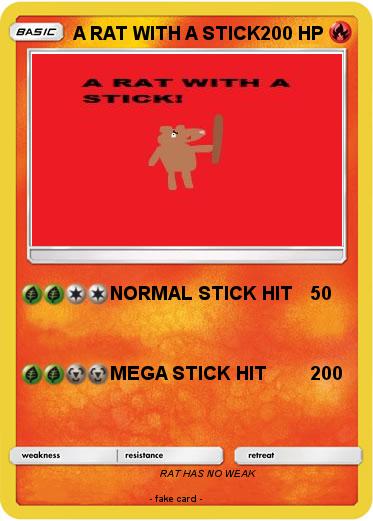 Pokemon A RAT WITH A STICK