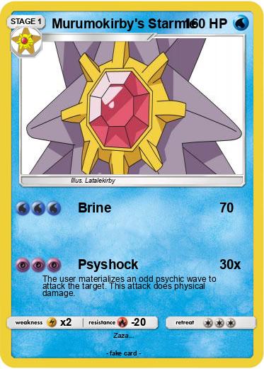 Pokemon Murumokirby's Starmie