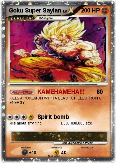 Pokemon Goku Super Sayian