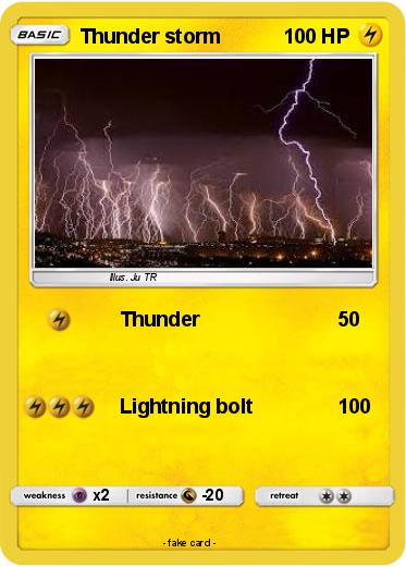 Pokemon Thunder storm
