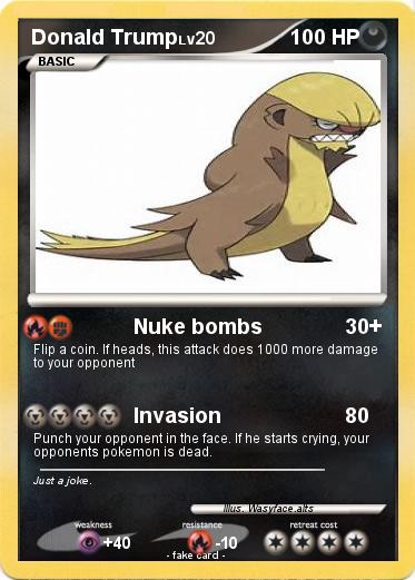 Pokemon Donald Trump