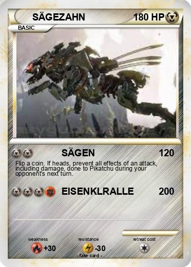 Pokemon SÄGEZAHN