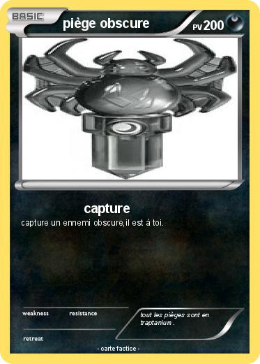 Pokemon piège obscure