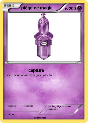 Pokemon piège de magie