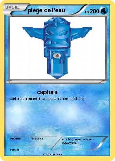Pokemon piège de l'eau