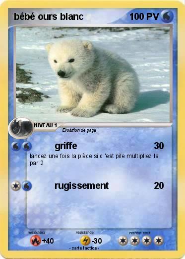 Pokemon bébé ours blanc