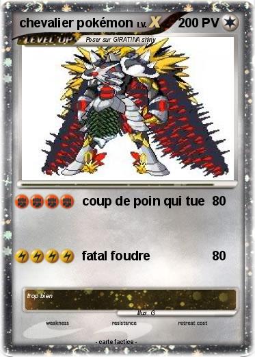 Pokemon chevalier pokémon