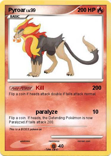 Pokemon Pyroar