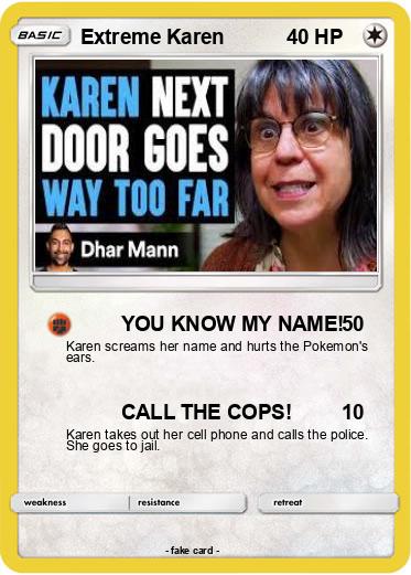 Pokemon Extreme Karen
