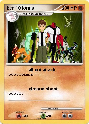 Pokemon ben 10 forms