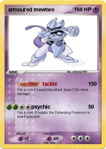 Pokemon armoured mewtwo