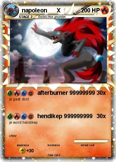 Pokemon napoleon      X