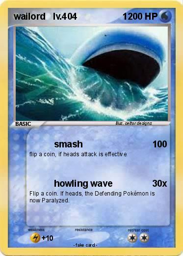 Pokemon wailord   lv.404                  1