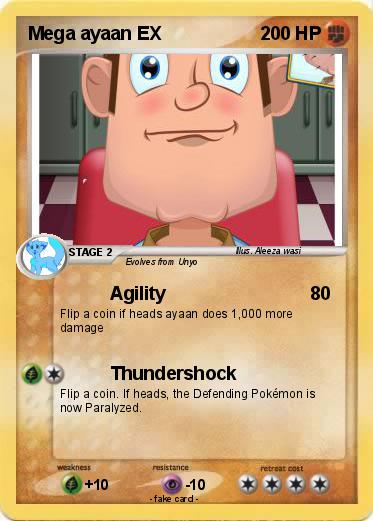 Pokemon Mega ayaan EX