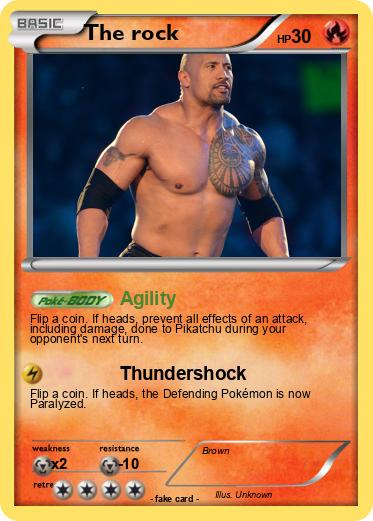 Pokemon The rock