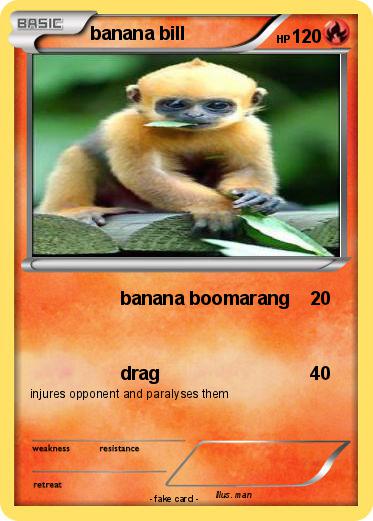 Pokemon banana bill