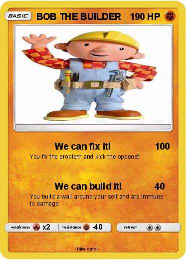 Pokemon BOB THE BUILDER