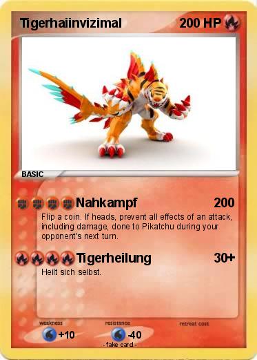 Pokemon Tigerhaiinvizimal