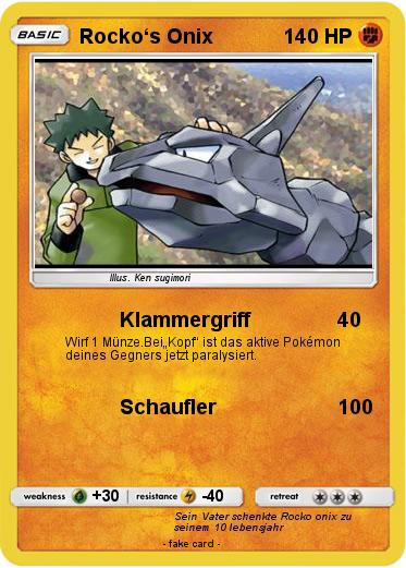 Pokemon Rocko‘s Onix