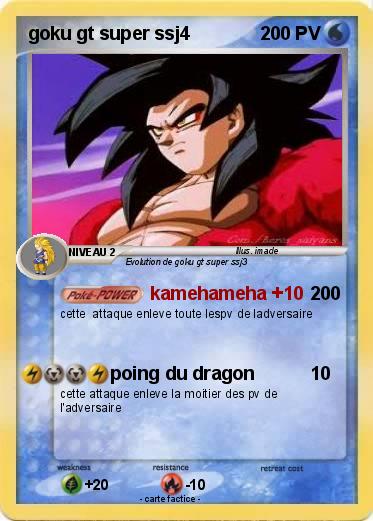 Pokemon goku gt super ssj4