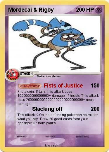 Pokemon Mordecai & Rigby