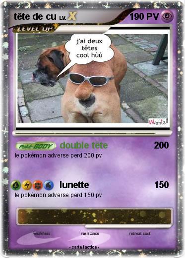 Pokemon tête de cu