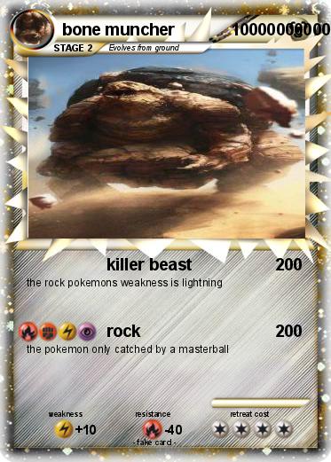 Pokemon bone muncher
