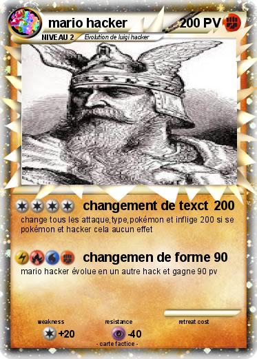 Pokemon mario hacker