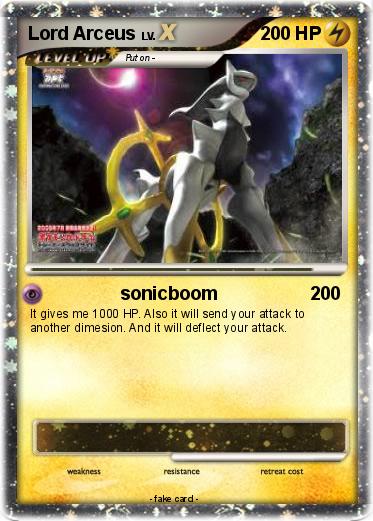 Pokemon Lord Arceus