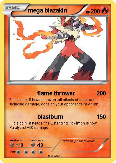 Pokemon mega blazakin