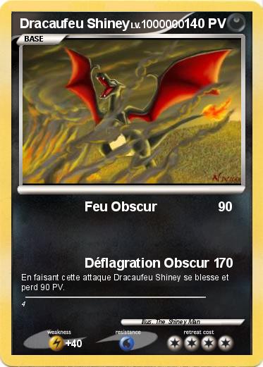 Pokemon Dracaufeu Shiney