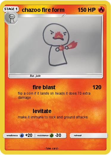 Pokemon chazoo fire form