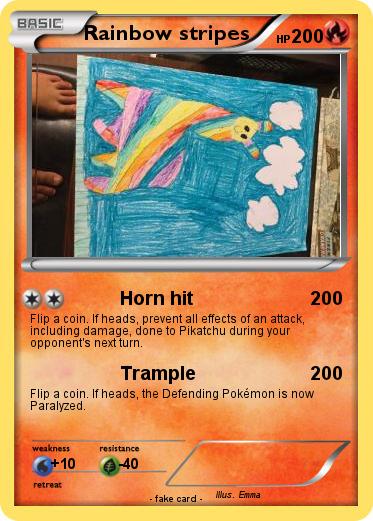 Pokemon Rainbow stripes