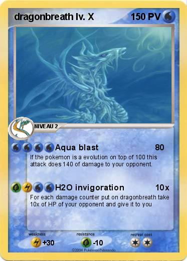 Pokemon dragonbreath lv. X