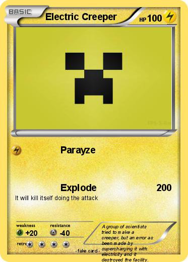 Pokemon Electric Creeper