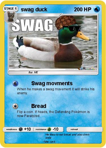 Pokemon swag duck