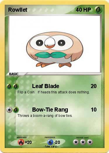 Pokemon Rowllet