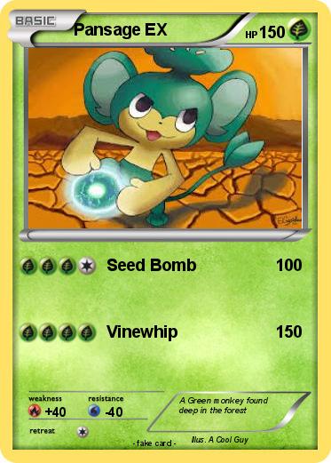 Pokemon Pansage EX