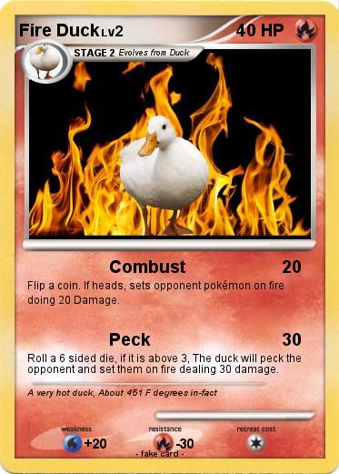 Pokemon Fire Duck