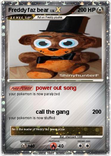 Pokemon Freddy faz bear