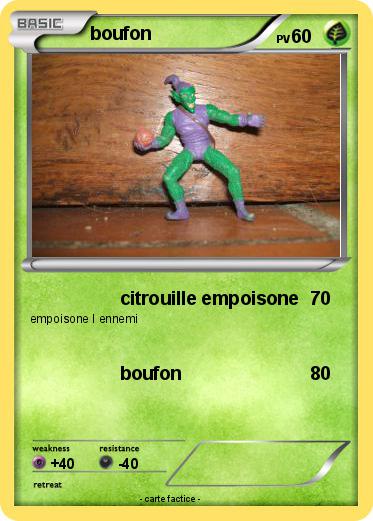 Pokemon boufon